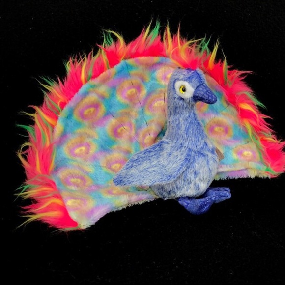 Vintage TY "Flashy" the Peacock (2000) Beanie Baby - Picture 4 of 7
